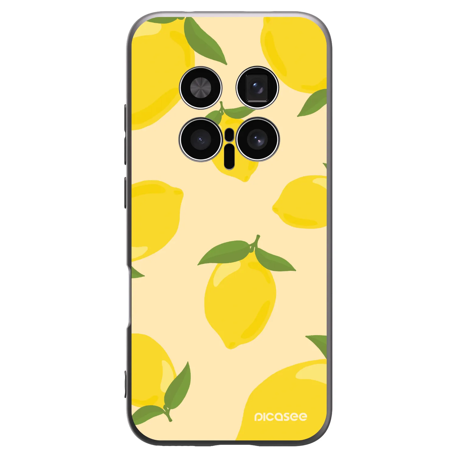 Picasee Honor Magic8 Pro 5G Hülle - Schwarzes Silikon - Limoncella