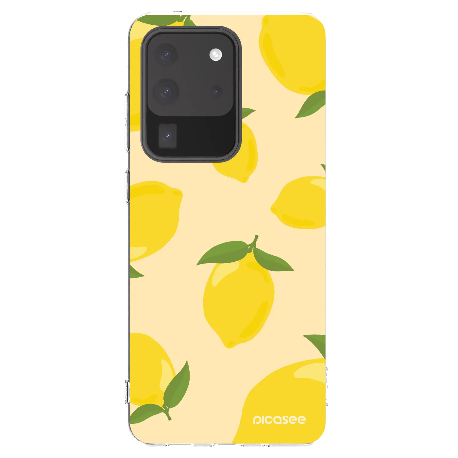Picasee Samsung Galaxy S20 Ultra 5G G988F Hülle - Transparentes Silikon - Limoncella
