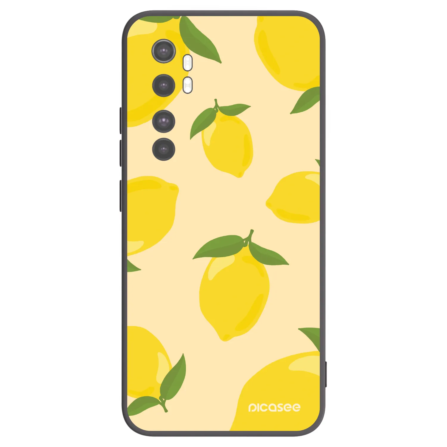Picasee Xiaomi Mi Note 10 Lite Hülle - Schwarzes Silikon - Limoncella