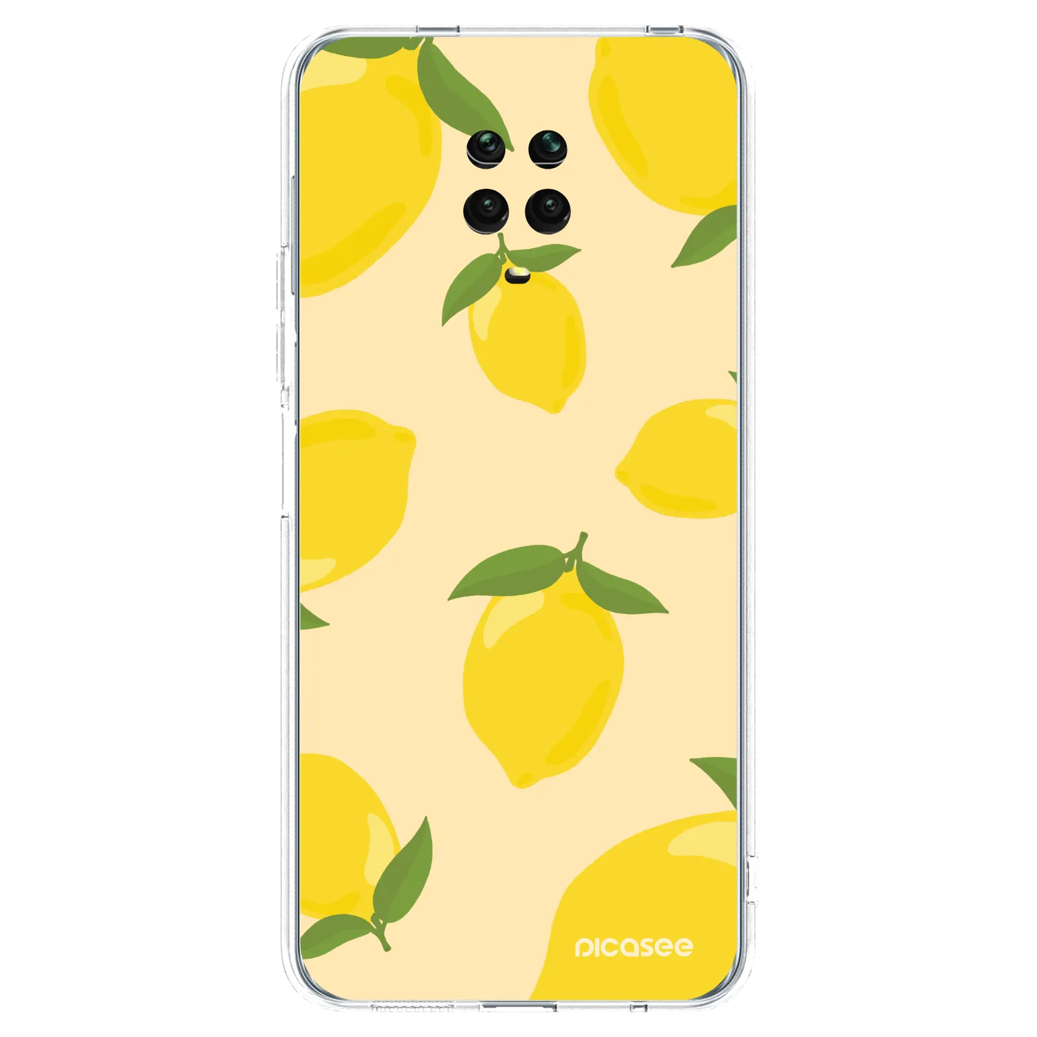 Picasee Xiaomi Redmi Note 9S Hülle - Transparentes Silikon - Limoncella