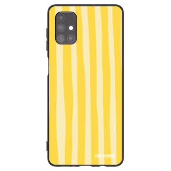 Hülle für Samsung Galaxy M51 M515F - Lines lemon