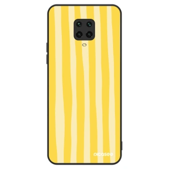 Hülle für Xiaomi Redmi Note 9 Pro - Lines lemon