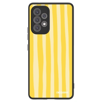 Picasee ULTIMATE CASE für Samsung Galaxy A52 5G A525F - Lines lemon