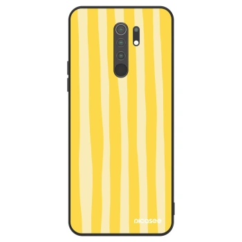 Hülle für Xiaomi Redmi 9 - Lines lemon