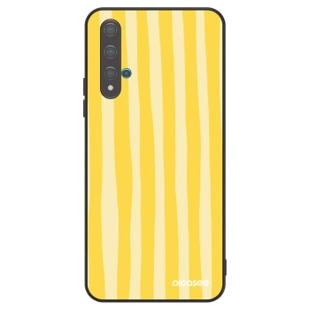 Hülle für Huawei Nova 5T - Lines lemon