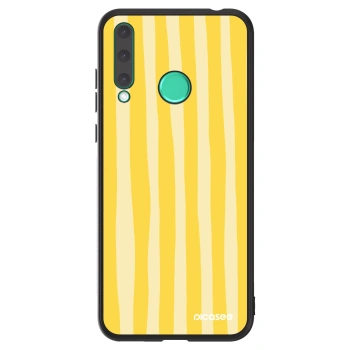 Hülle für Honor 20 Lite - Lines lemon