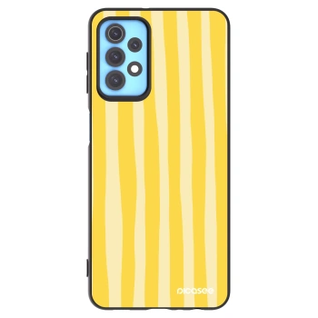 Hülle für Samsung Galaxy A32 4G SM-A325F - Lines lemon