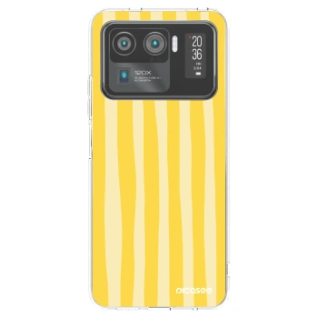 Picasee Xiaomi Mi 11 Ultra Hülle - Transparentes Silikon - Lines lemon