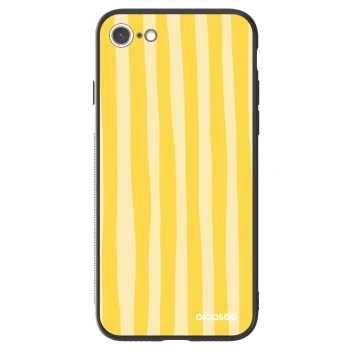 Picasee ULTIMATE CASE für Apple iPhone 8 - Lines lemon
