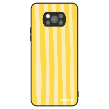 Hülle für Xiaomi Poco X3 Pro - Lines lemon