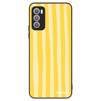 Hülle für Motorola Moto G60 - Lines lemon
