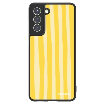 Picasee ULTIMATE CASE für Samsung Galaxy S21 FE 5G - Lines lemon