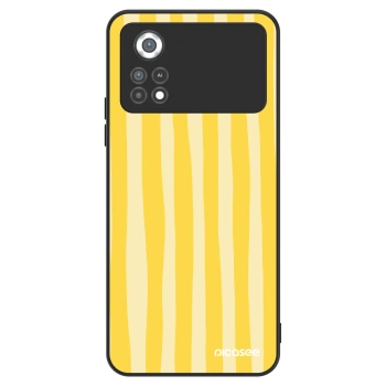 Hülle für Xiaomi Poco X4 Pro 5G - Lines lemon