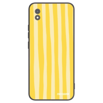 Picasee Realme C11 (2021) Hülle - Schwarzes Silikon - Lines lemon