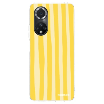 Picasee Huawei Nova 9 SE Hülle - Transparentes Silikon - Lines lemon