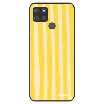 Hülle für Realme C21Y - Lines lemon