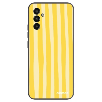 Hülle für Samsung Galaxy M13 M135F - Lines lemon