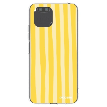 Picasee Xiaomi Redmi A1 Hülle - Transparentes Silikon - Lines lemon