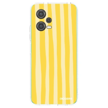 Picasee Xiaomi Poco X5 Hülle - Transparentes Silikon - Lines lemon