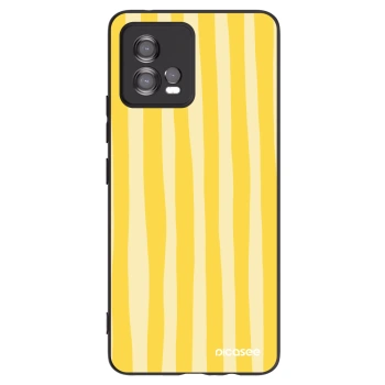 Hülle für Motorola Moto G72 - Lines lemon