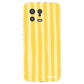 Picasee Xiaomi 13 Hülle - Transparentes Silikon - Lines lemon
