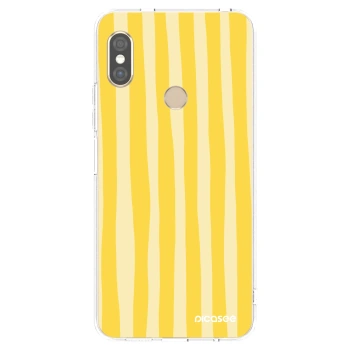Hülle für Xiaomi Redmi Note 5 Global - Lines lemon
