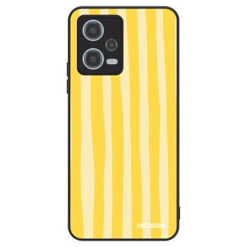 Hülle für Xiaomi Redmi Note 12 5G - Lines lemon