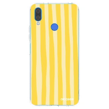 Picasee Huawei Nova 3i Hülle - Transparentes Silikon - Lines lemon