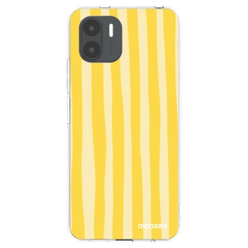 Picasee Xiaomi Redmi A2 Hülle - Transparentes Silikon - Lines lemon