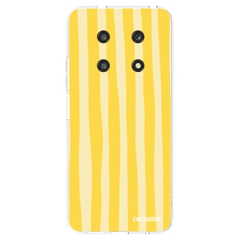 Picasee Honor Magic4 Lite 5G Hülle - Transparentes Silikon - Lines lemon