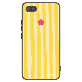 Hülle für Xiaomi Mi 8 Lite - Lines lemon
