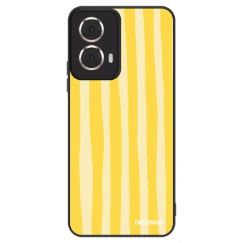 Hülle für Motorola Moto G85 - Lines lemon