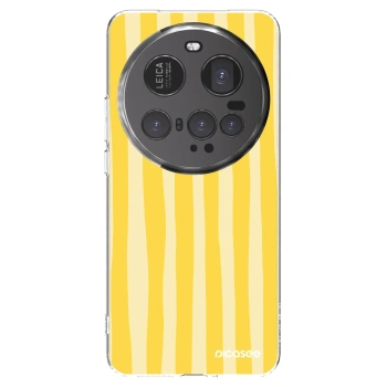 Picasee Xiaomi 15 Ultra Hülle - Transparentes Silikon - Lines lemon