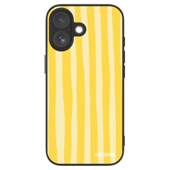 Picasee ULTIMATE CASE MagSafe für Apple iPhone 17 - Lines lemon