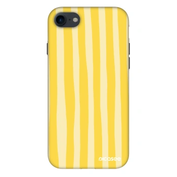 Hülle für Apple iPhone SE 2022 - Lines lemon