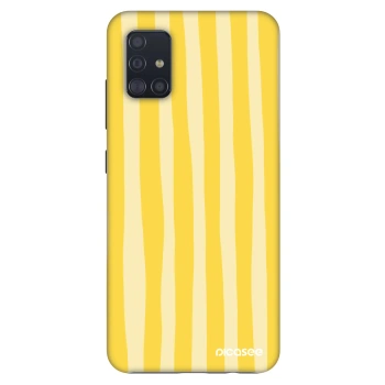 Hülle für Samsung Galaxy A51 A515F - Lines lemon