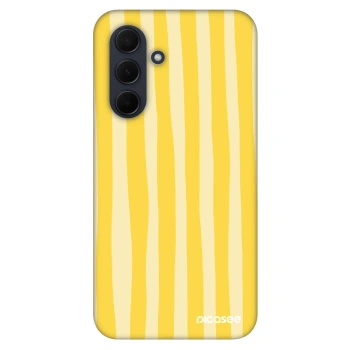 Hülle für Samsung Galaxy A35 5G A356B - Lines lemon