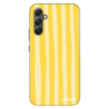 Hülle für Samsung Galaxy A34 5G A346B - Lines lemon