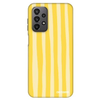 Hülle für Samsung Galaxy A23 A235F 4G - Lines lemon