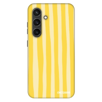 Hülle für Samsung Galaxy S24 S921B 5G - Lines lemon