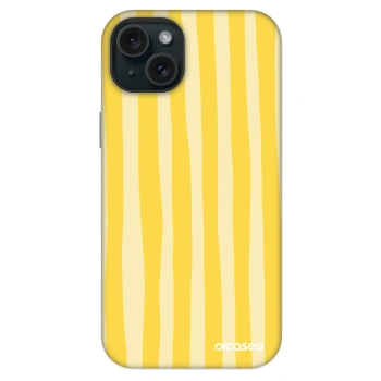 Hülle für Apple iPhone 14 Plus - Lines lemon