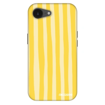 Hülle für Apple iPhone 16e - Lines lemon