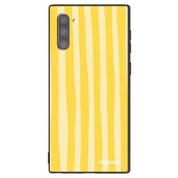 Hülle für Samsung Galaxy Note 10 N970F - Lines lemon
