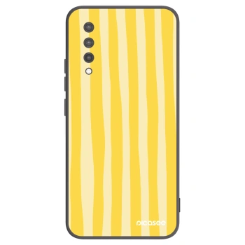 Hülle für Xiaomi Mi 9 Lite - Lines lemon