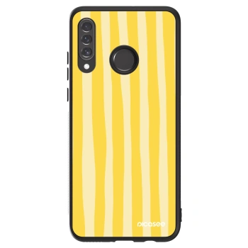 Picasee ULTIMATE CASE für Huawei P30 Lite - Lines lemon