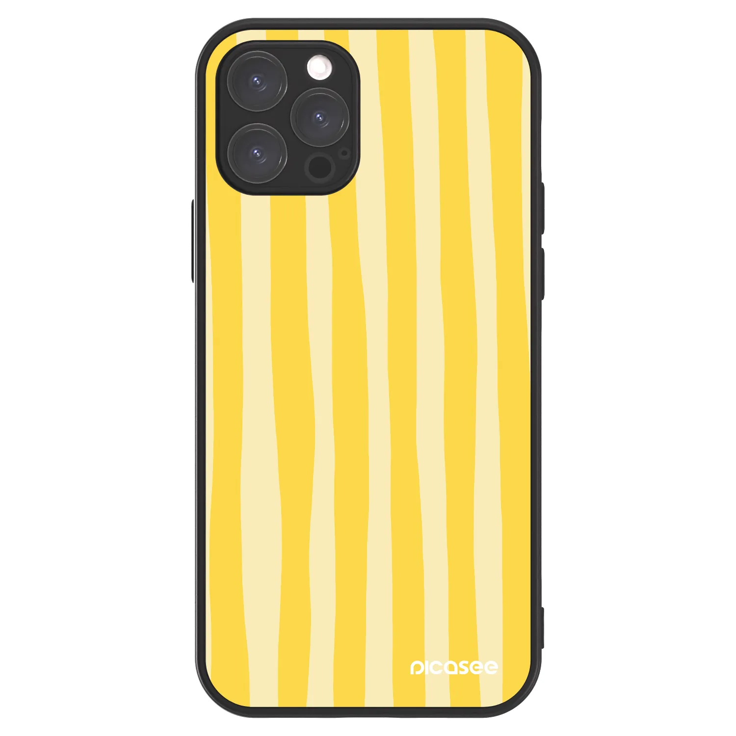 Picasee ULTIMATE CASE für Apple iPhone 12 Pro - Lines lemon