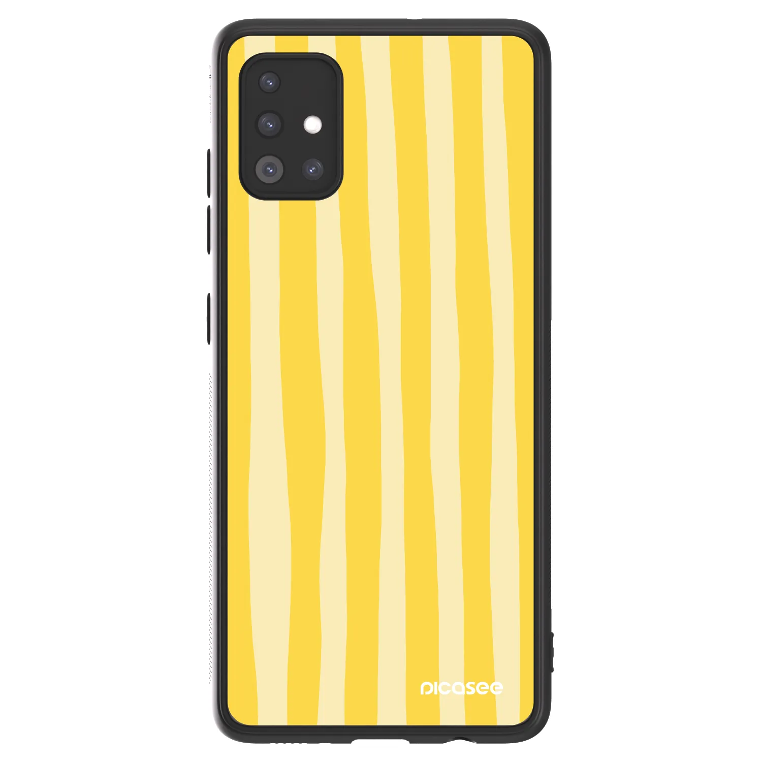 Picasee ULTIMATE CASE für Samsung Galaxy A51 A515F - Lines lemon