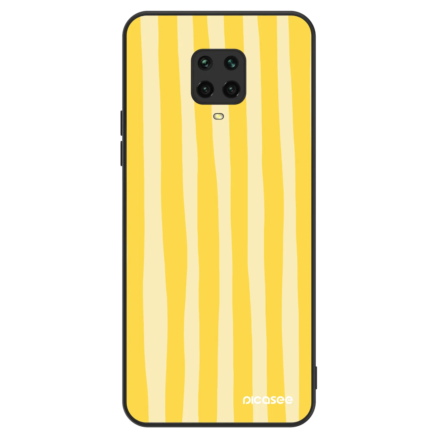 Picasee ULTIMATE CASE für Xiaomi Redmi Note 9 Pro - Lines lemon