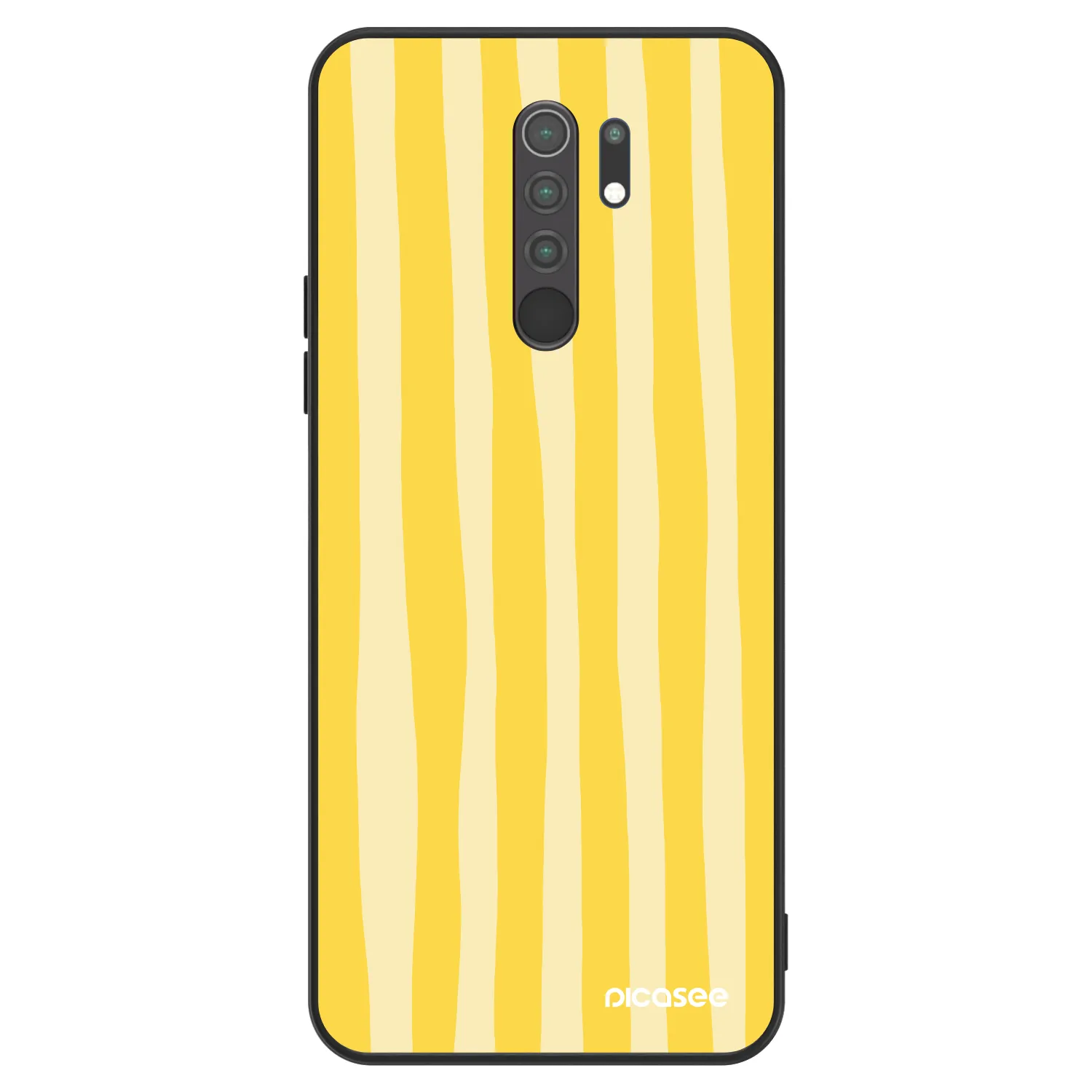 Picasee ULTIMATE CASE für Xiaomi Redmi 9 - Lines lemon