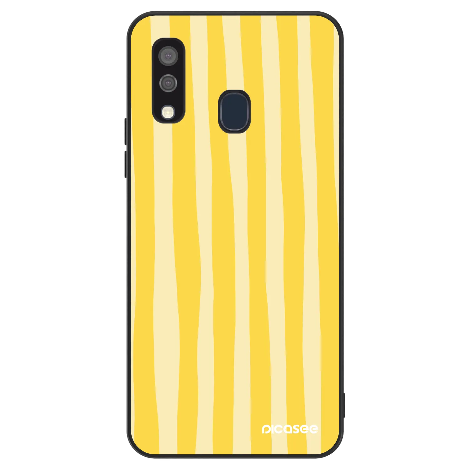 Picasee ULTIMATE CASE für Samsung Galaxy A40 A405F - Lines lemon